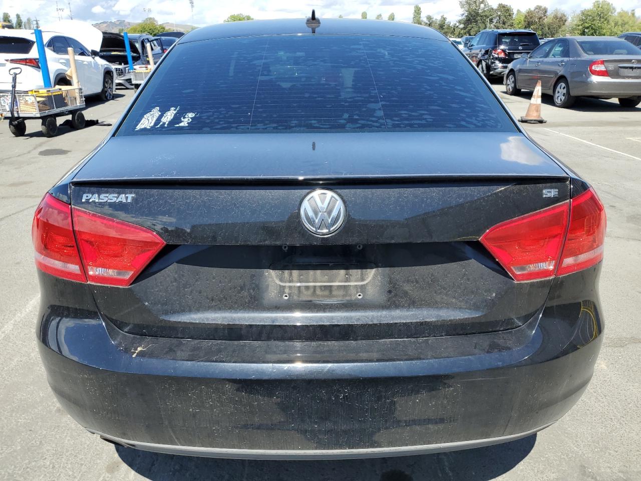 2012 Volkswagen Passat Se VIN: 1VWBP7A35CC095113 Lot: 56704005