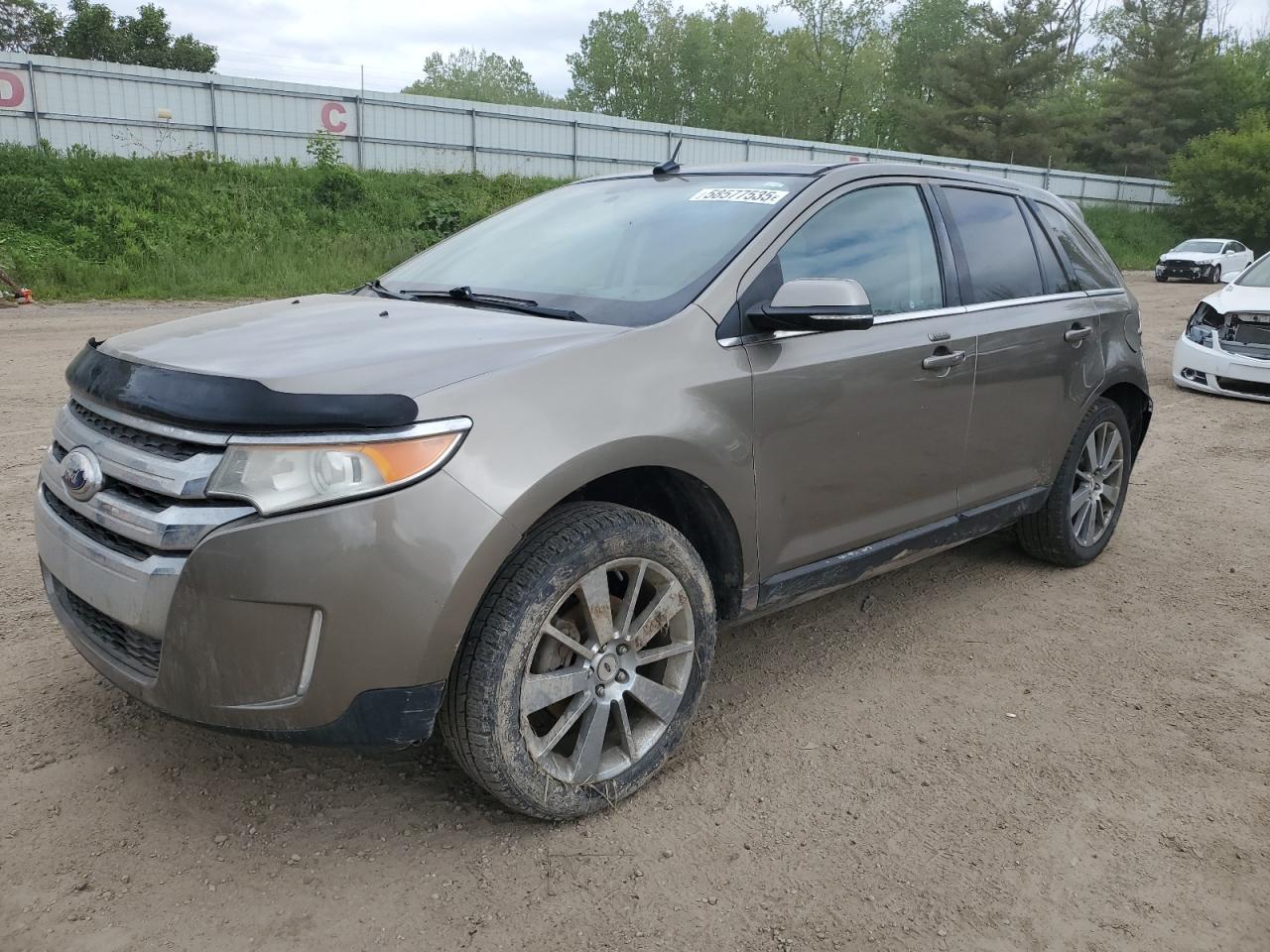 2014 Ford Edge Limited zu verkaufen in Davison, MI - Rear End