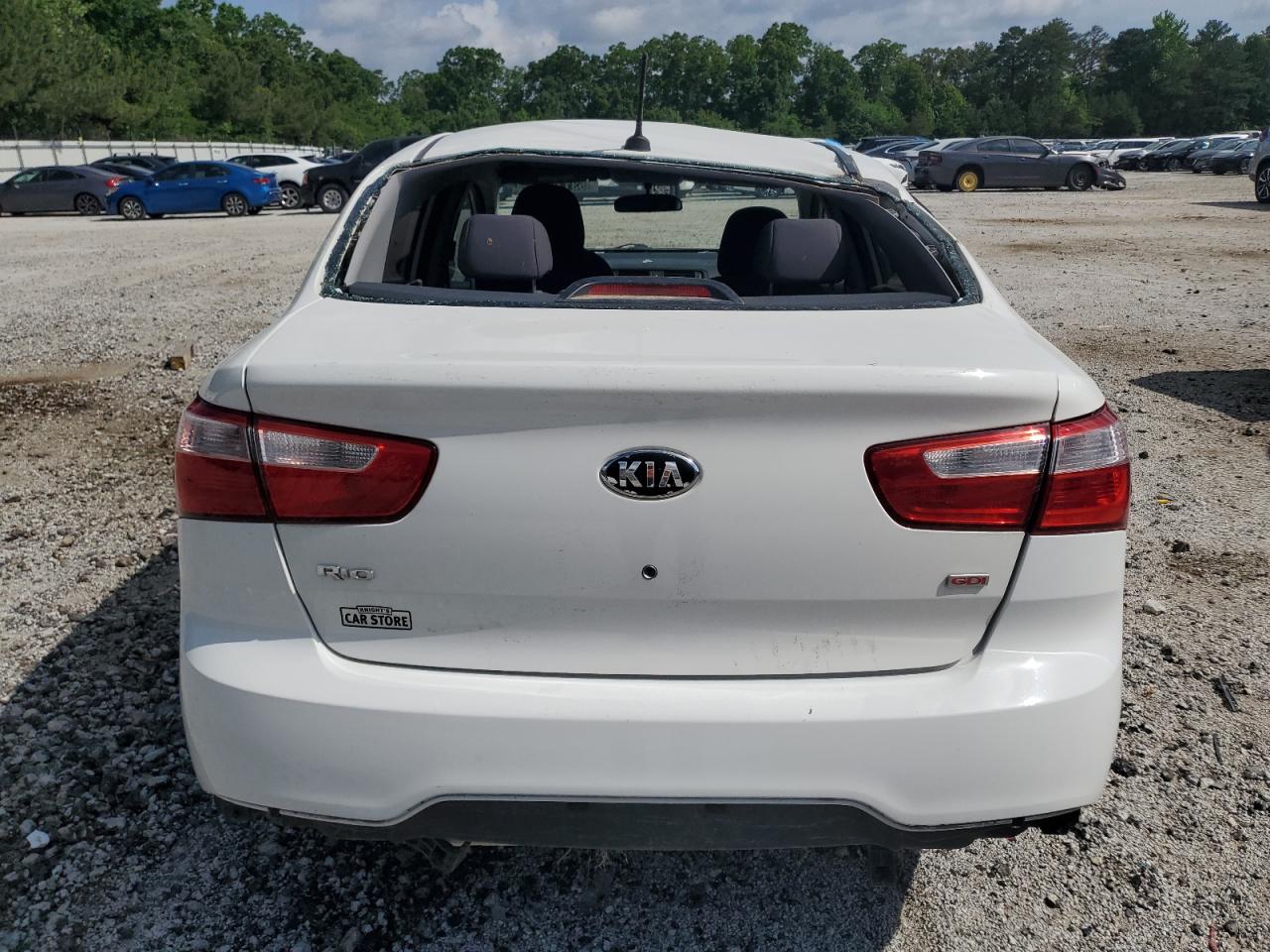 2013 Kia Rio Lx VIN: KNADM4A37D6200346 Lot: 53170655