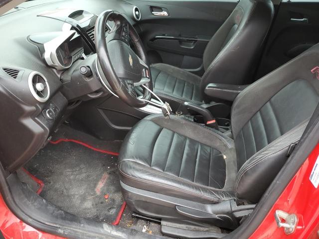  CHEVROLET SONIC 2015 Czerwony