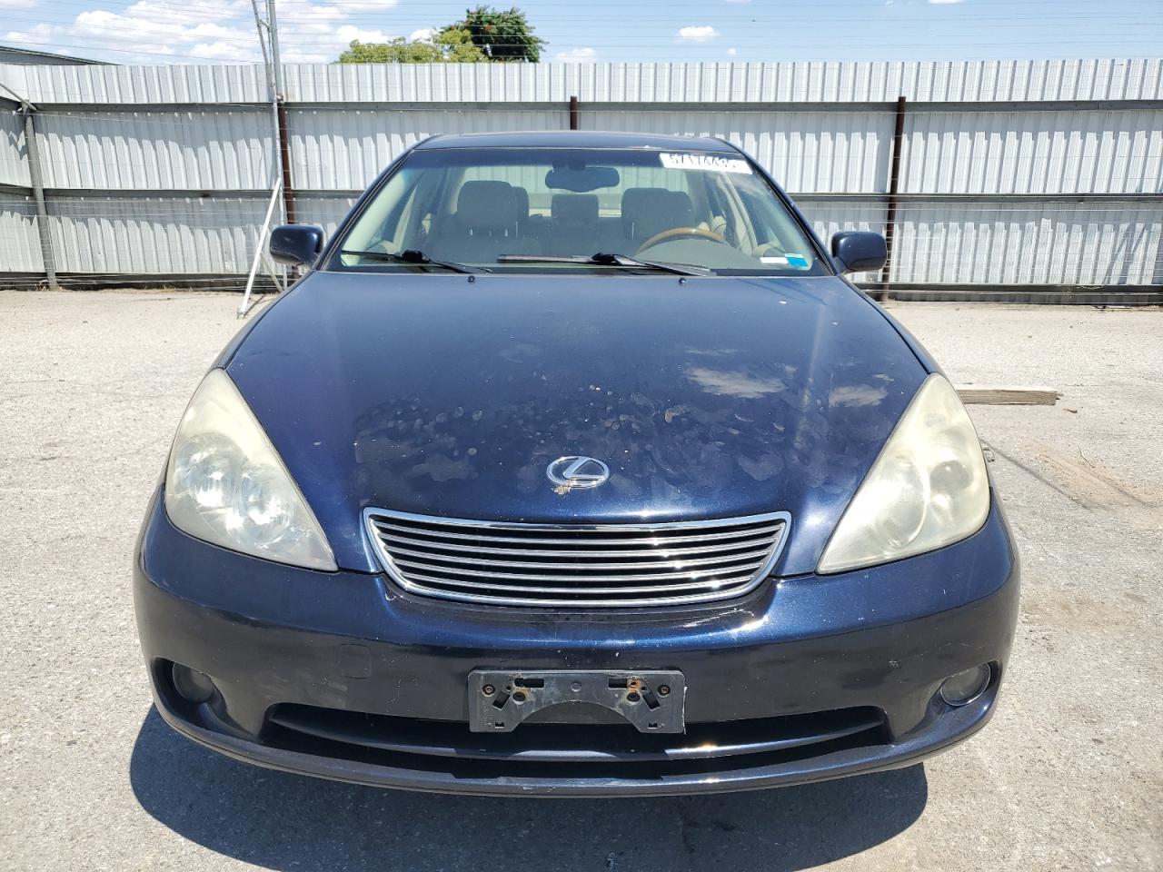 2005 Lexus Es 330 VIN: JTHBA30G155099487 Lot: 57174435
