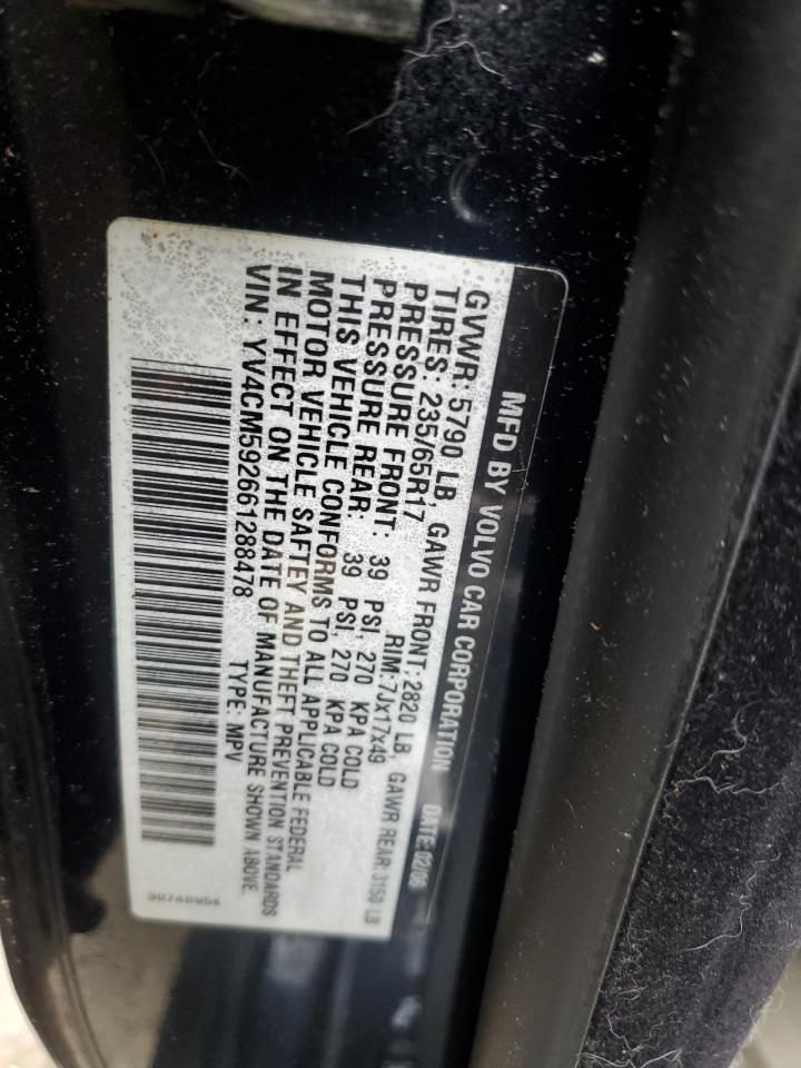 2006 Volvo Xc90 VIN: YV4CM592661288478 Lot: 56106135