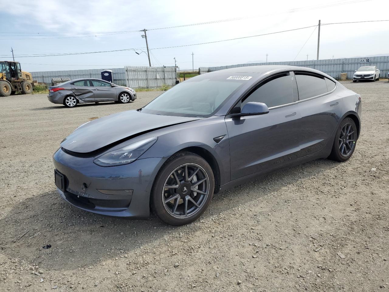 2021 Tesla Model 3    zu verkaufen in American Canyon, CA - Rear End