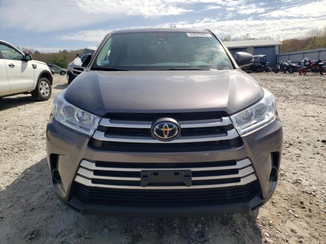  TOYOTA HIGHLANDER 2019 Szary