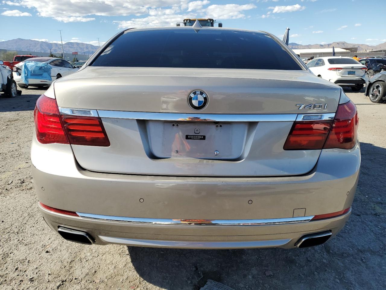 2014 BMW 740 I VIN: WBAYA6C58ED826697 Lot: 57130385