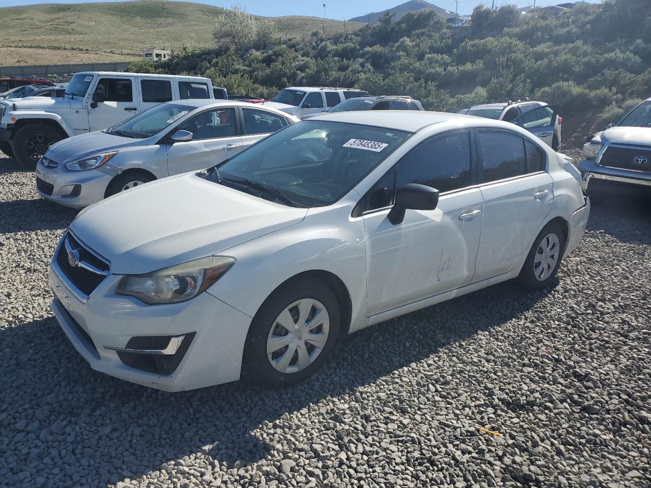 2016 Subaru Impreza за продажба в Reno, NV - Rear End