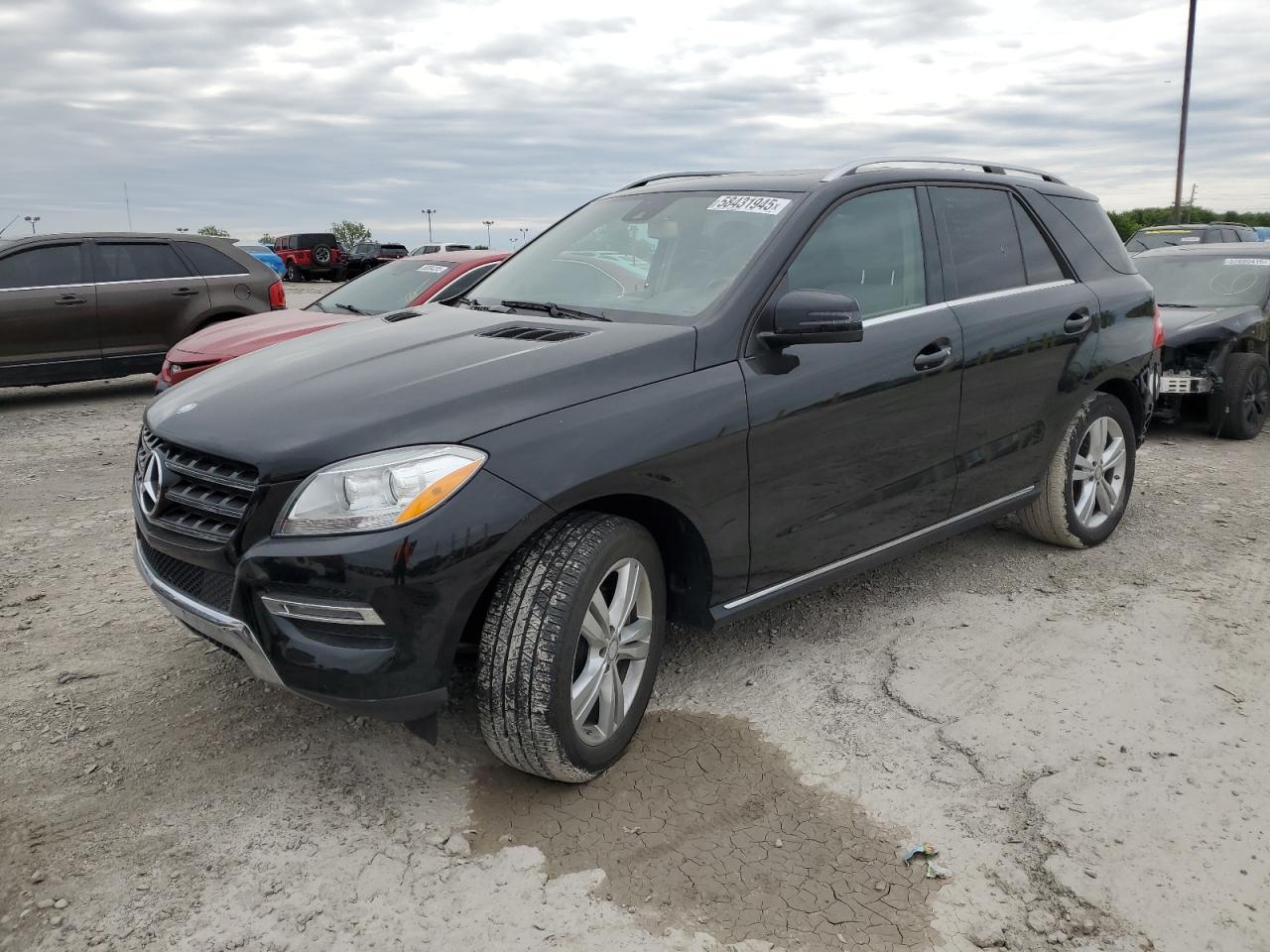 2014 Mercedes-Benz Ml 350 4Matic en Venta en Indianapolis, IN - Undercarriage