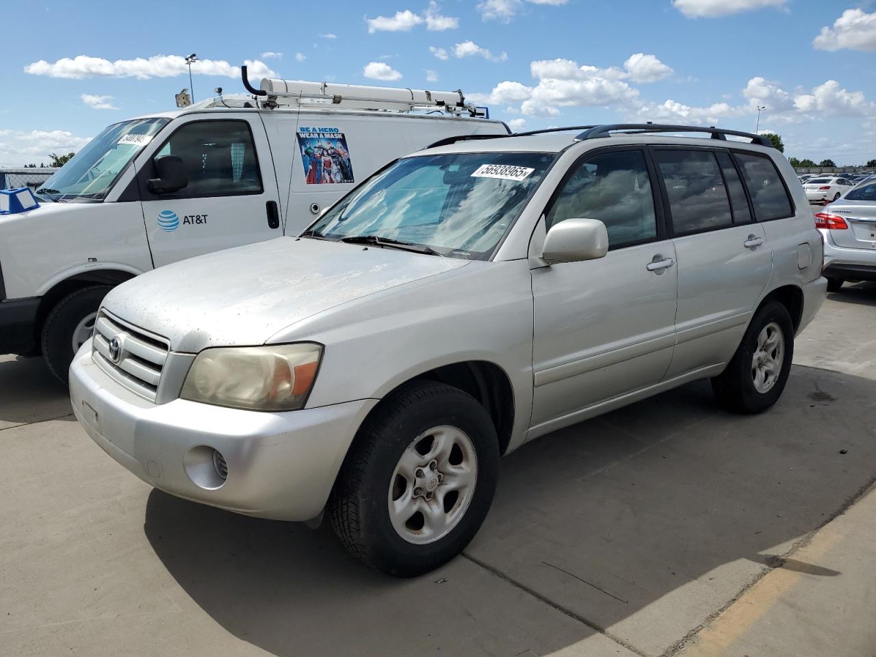 2005 Toyota Highlander en Venta en Sacramento, CA - Front End