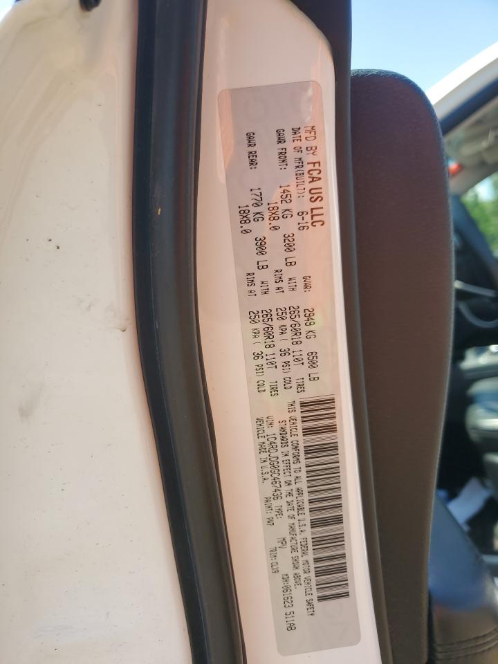 2016 Dodge Durango Limited VIN: 1C4RDJDG0GC467436 Lot: 56581875