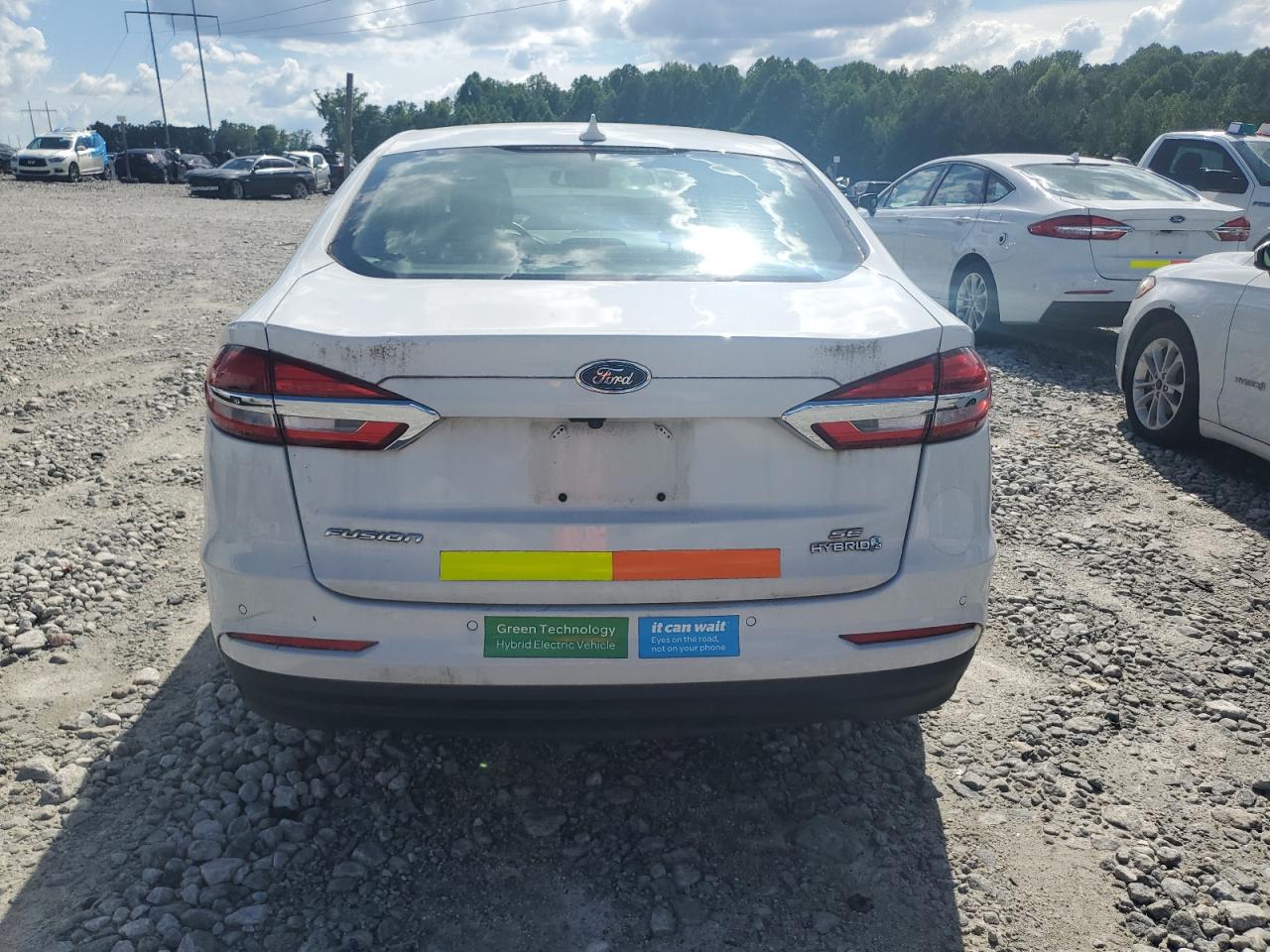 2019 Ford Fusion Se VIN: 3FA6P0LUXKR263951 Lot: 54030325