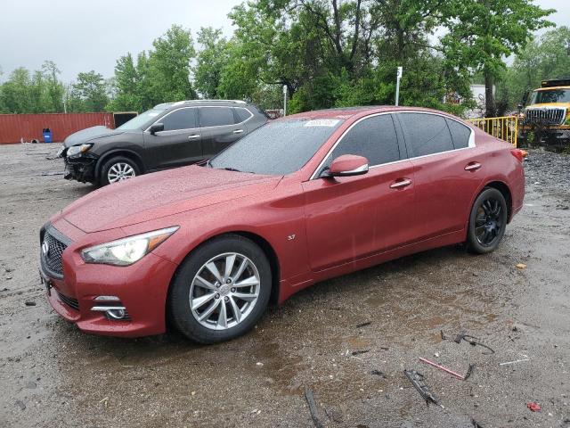  INFINITI Q50 2014 Бургунді