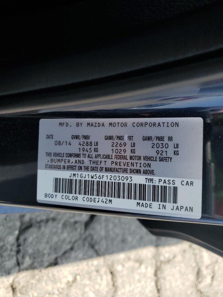 2015 Mazda 6 Grand Touring VIN: JM1GJ1W56F1203093 Lot: 55309195