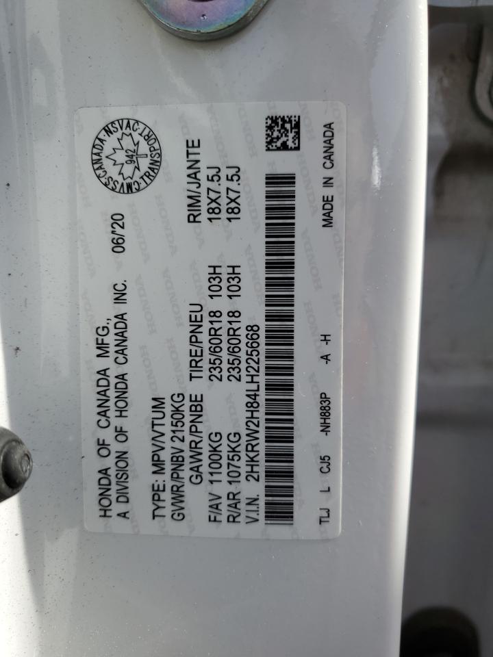 2020 Honda Cr-V Exl VIN: 2HKRW2H84LH225668 Lot: 56596105