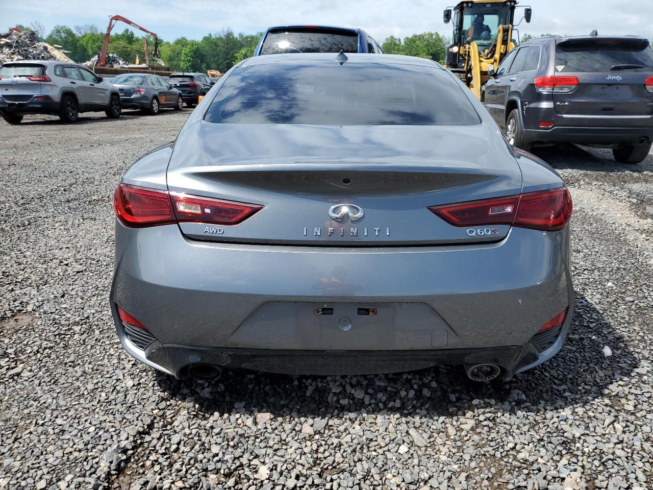 2017 Infiniti Q60 Red Sport 400 VIN: JN1FV7EL8HM700122 Lot: 55760435