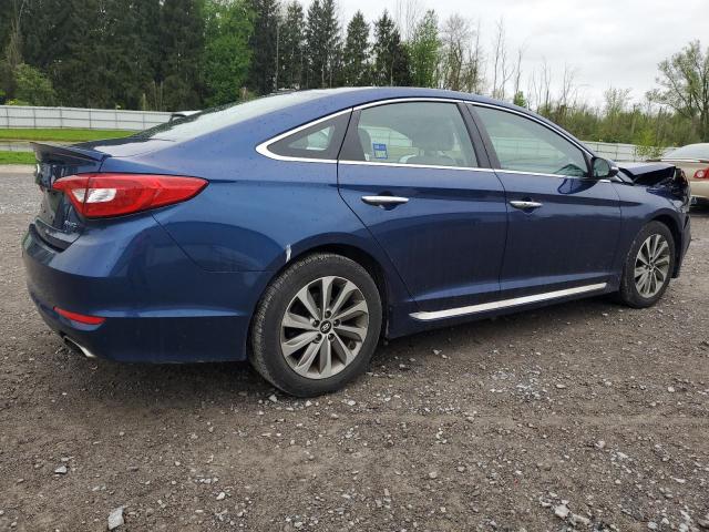  HYUNDAI SONATA 2015 Blue