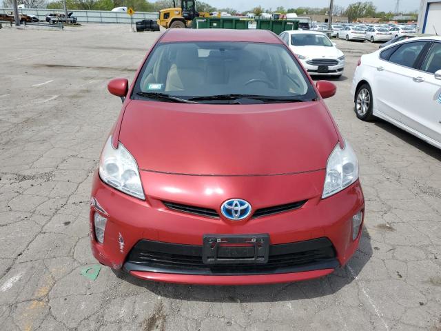  TOYOTA PRIUS 2012 Red