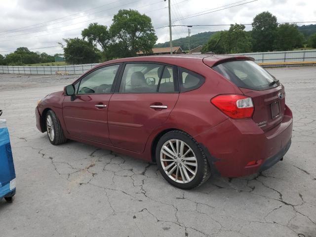  SUBARU IMPREZA 2012 Burgundy