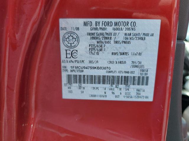 2009 FORD ESCAPE LIMITED