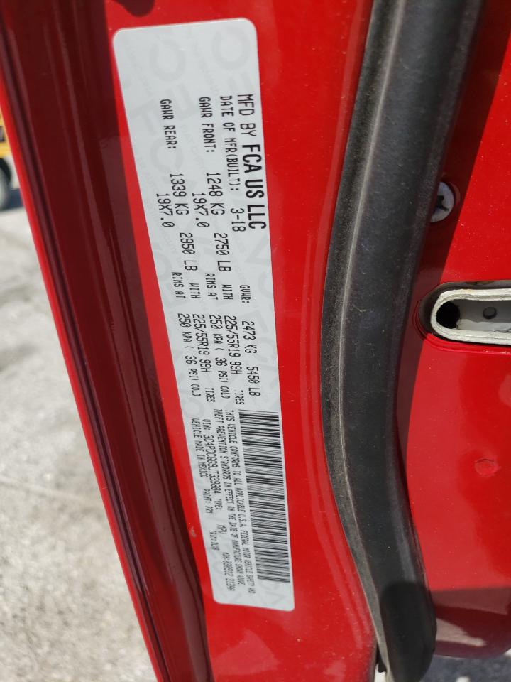 2018 Dodge Journey Crossroad VIN: 3C4PDCGG9JT339884 Lot: 56761815