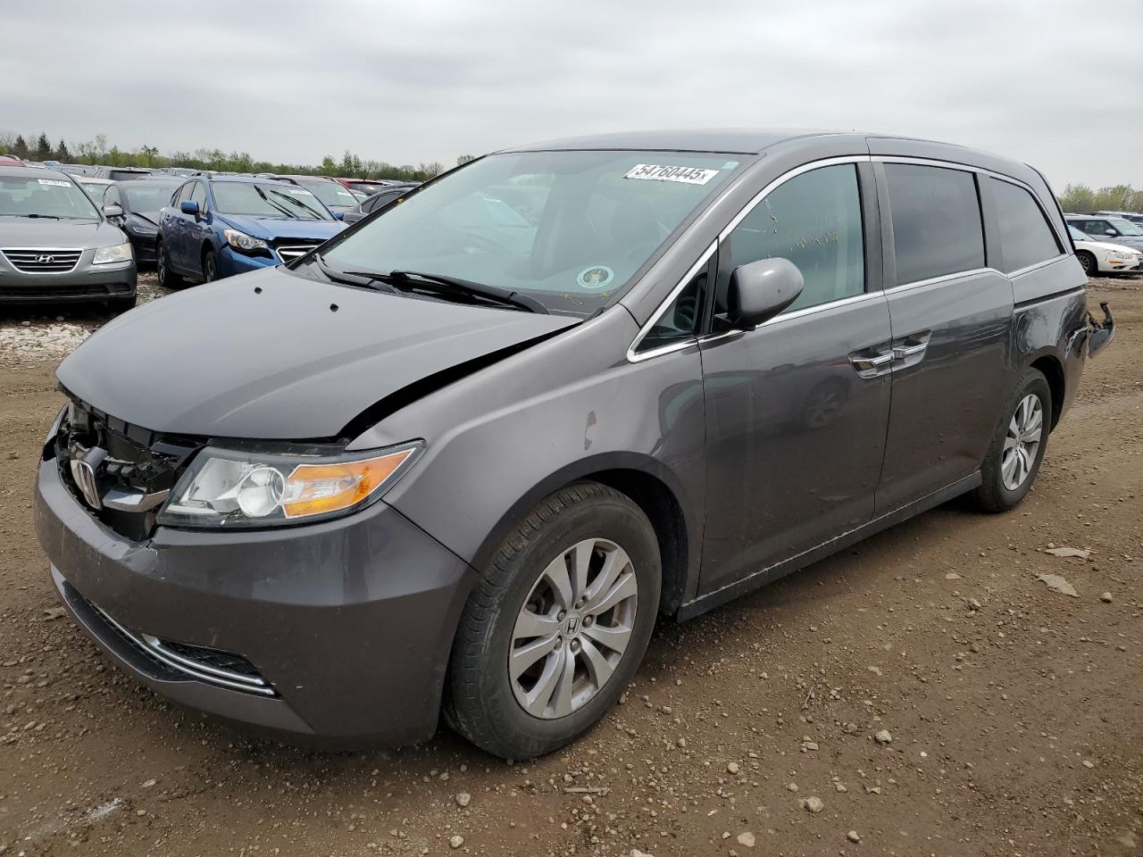 2016 Honda Odyssey Se на продаже в Elgin, IL - All Over