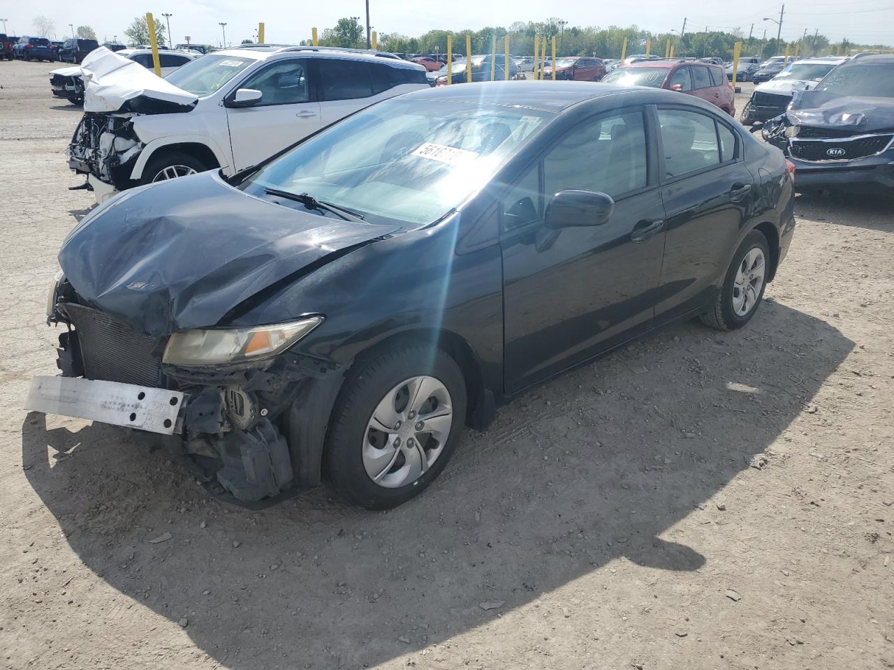 2014 Honda Civic Lx na sprzedaż w Indianapolis, IN - Front End