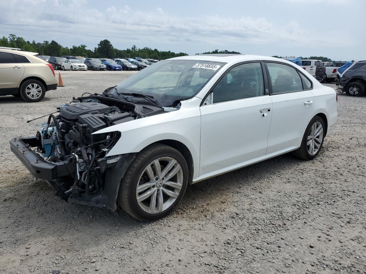 2019 Volkswagen Passat Wolfsburg en Venta en Lumberton, NC - Front End