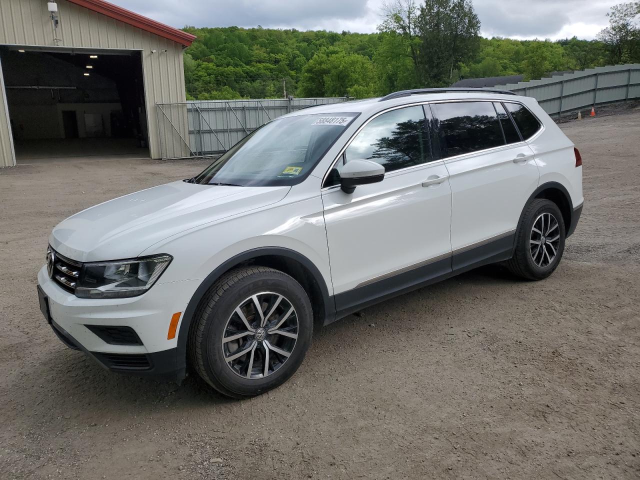 2021 Volkswagen Tiguan Se на продаже в Center Rutland, VT - Rear End