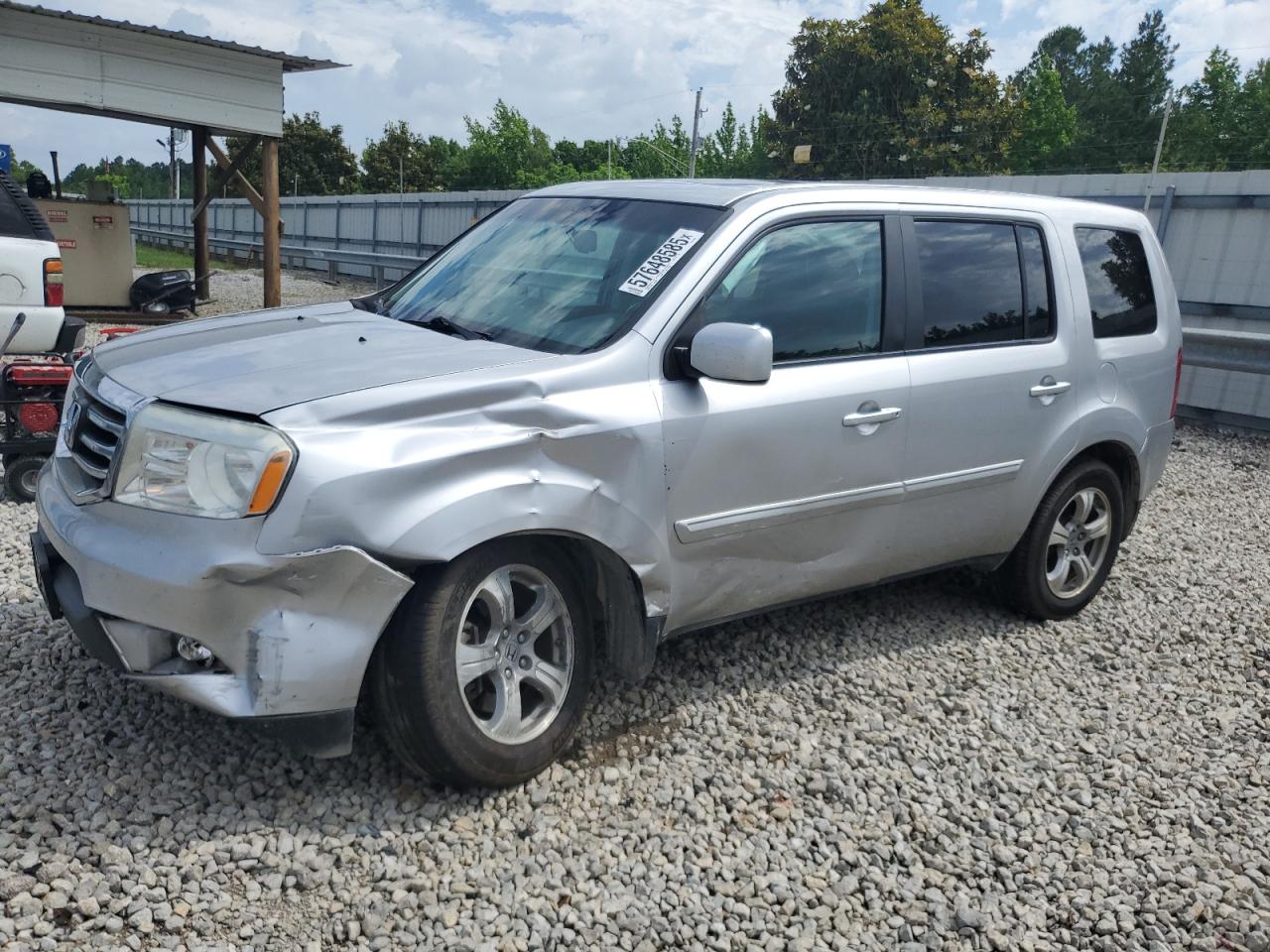 2013 Honda Pilot Exl na sprzedaż w Memphis, TN - Front End