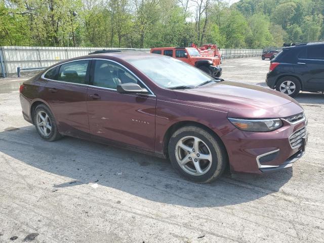  CHEVROLET MALIBU 2016 Burgundy
