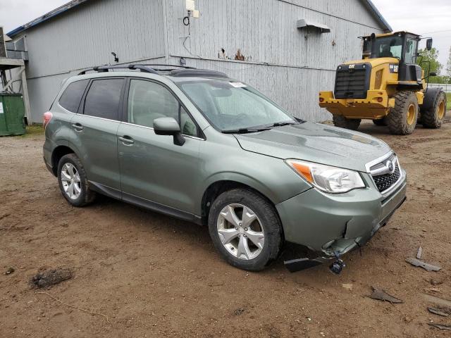  SUBARU FORESTER 2014 Зеленый