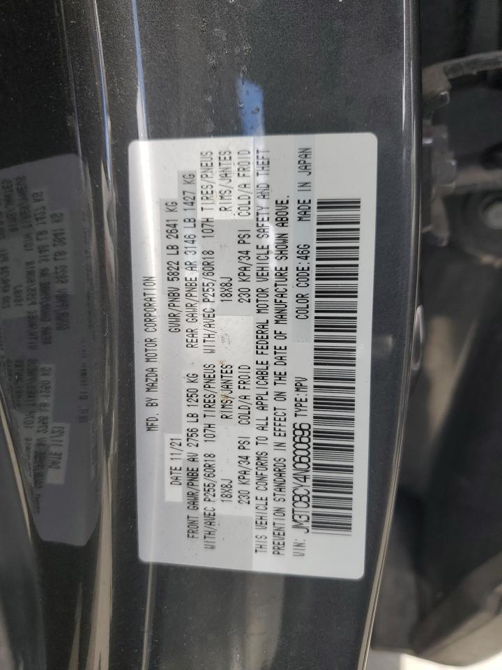 2022 Mazda Cx-9 Touring VIN: JM3TCBCY4N0600696 Lot: 56761145
