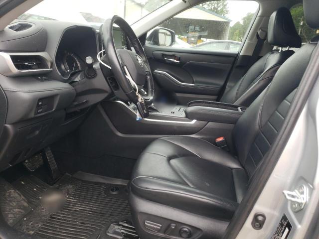  TOYOTA HIGHLANDER 2022 Srebrny