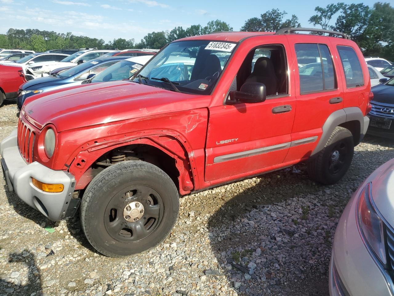 2004 Jeep Liberty Sport للبيع في Hampton، VA - Front End