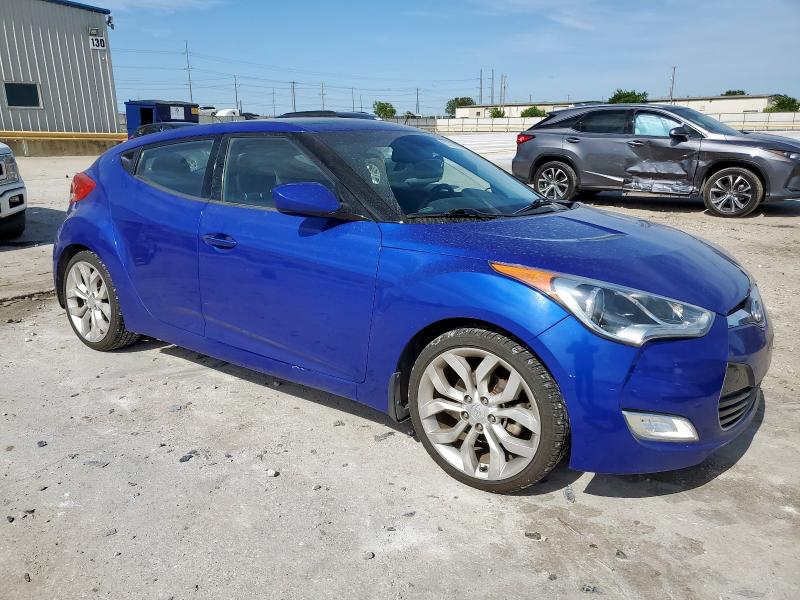 Coupet HYUNDAI VELOSTER 2013 Granatowy