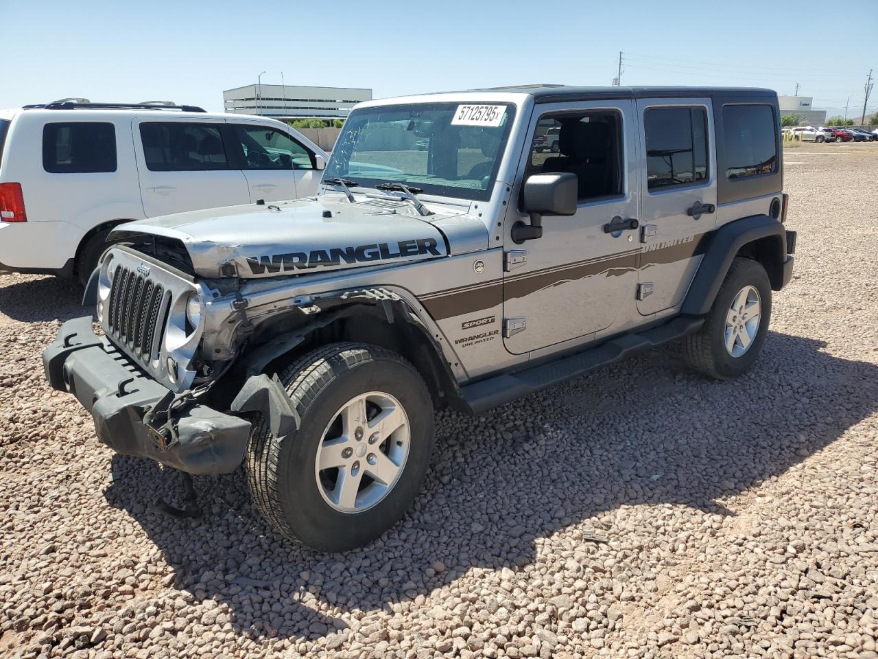 2014 Jeep Wrangler Unlimited Sport zu verkaufen in Phoenix, AZ - Front End