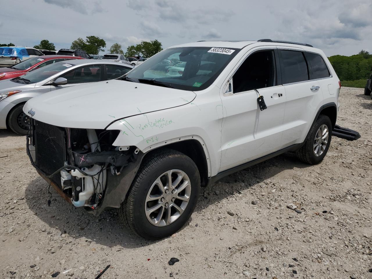 2016 Jeep Grand Cherokee Limited na sprzedaż w West Warren, MA - Front End