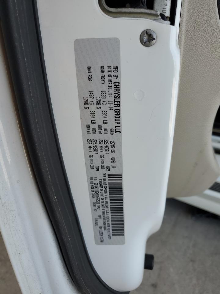 2015 Chrysler Town & Country Touring VIN: 2C4RC1BGXFR572528 Lot: 56315875