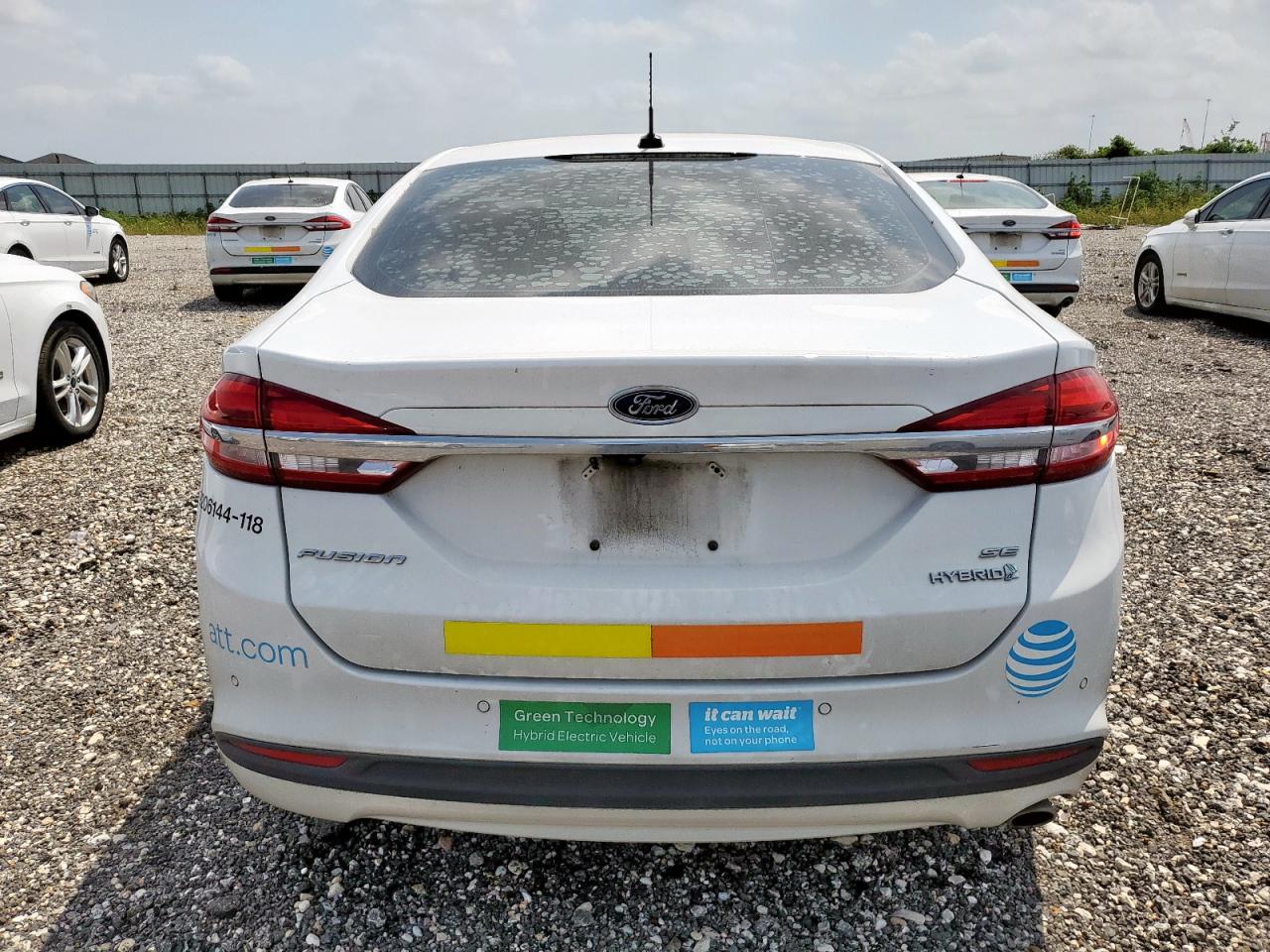 2018 Ford Fusion Se Hybrid VIN: 3FA6P0LUXJR171687 Lot: 54035215