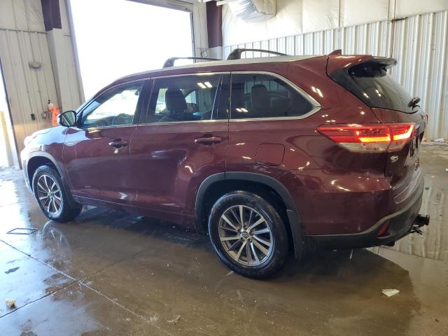  TOYOTA HIGHLANDER 2017 Burgundy
