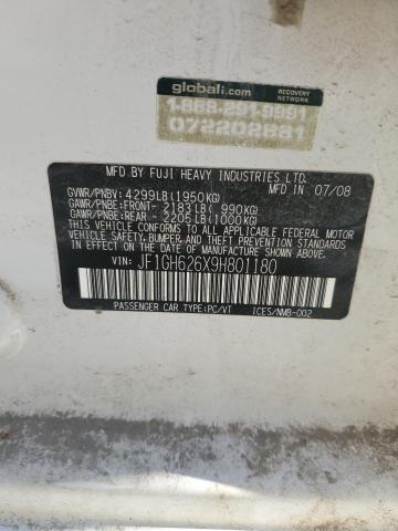 2009 SUBARU IMPREZA 2.5I