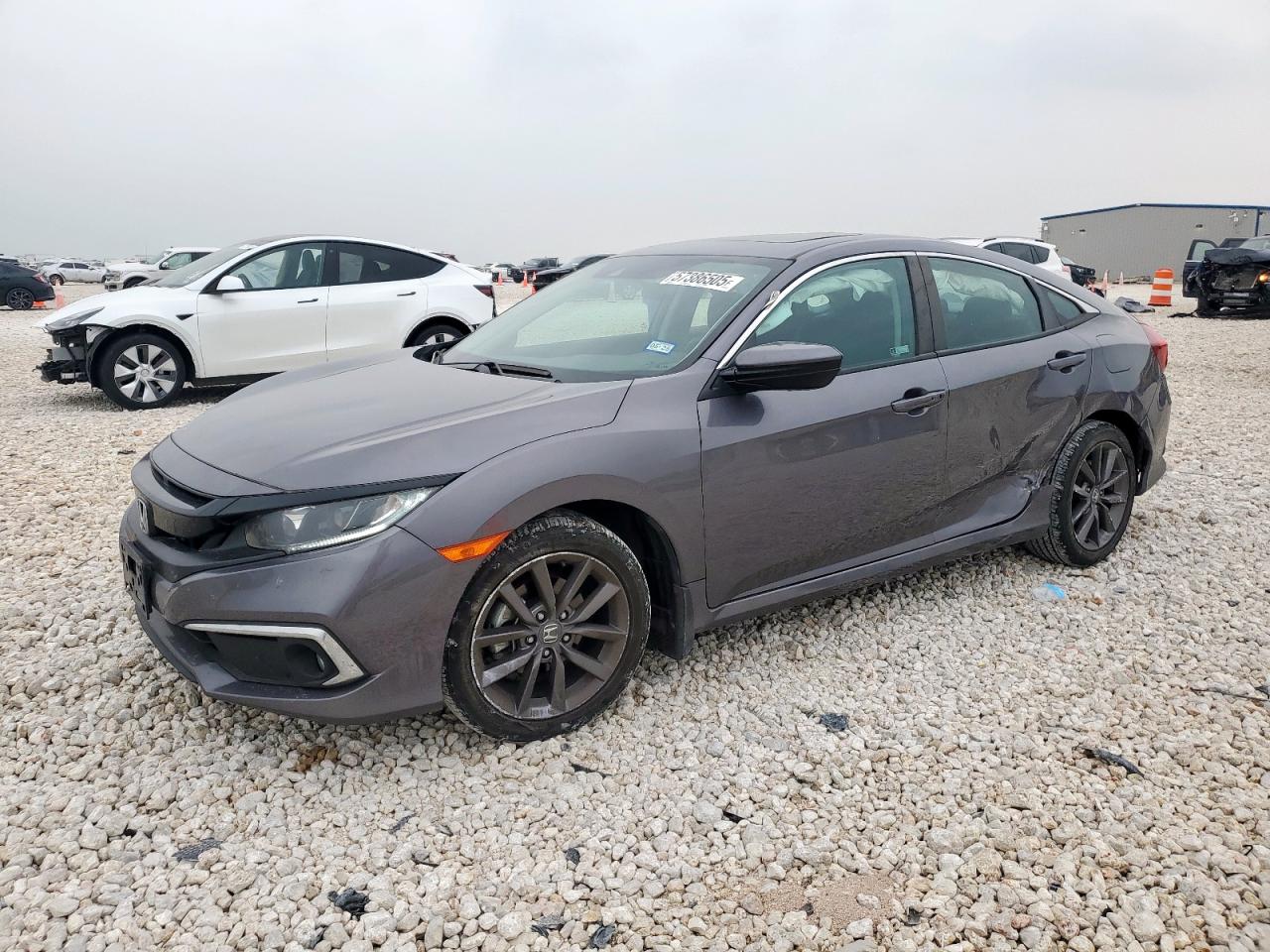 2021 Honda Civic Ex за продажба в Taylor, TX - Side