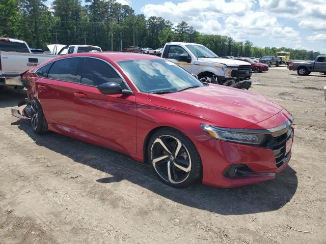  HONDA ACCORD 2021 Czerwony