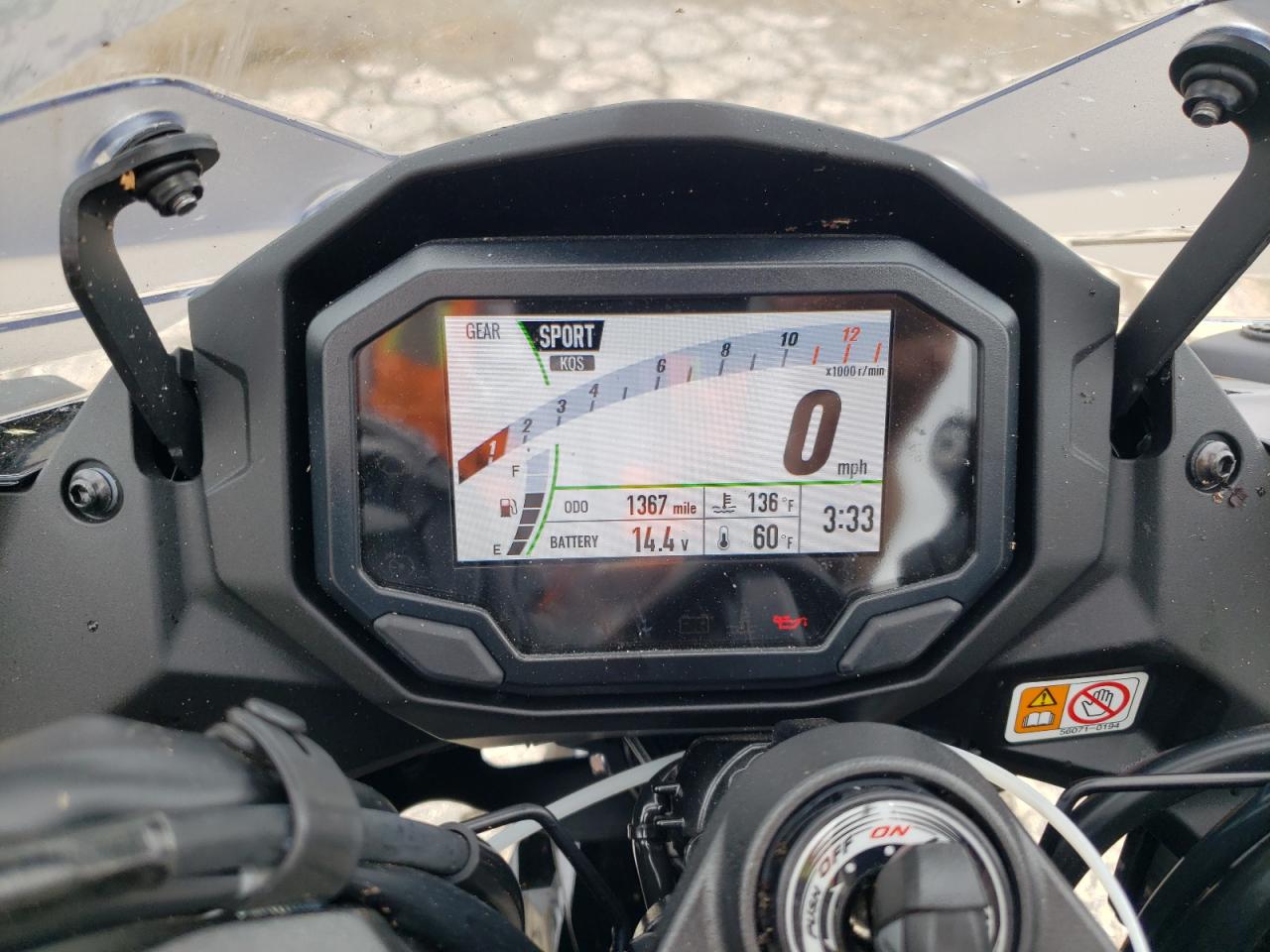 2024 Kawasaki Zx1002 K VIN: JKBZXVK15RA049424 Lot: 58714185