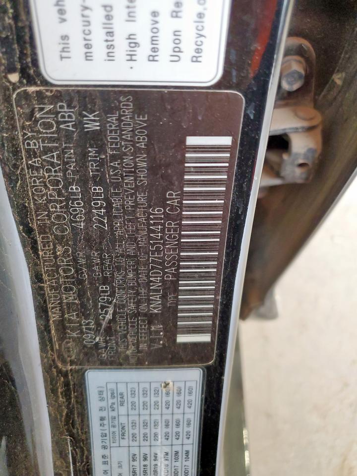 2014 Kia Cadenza Premium VIN: KNALN4D77E5144116 Lot: 56069875