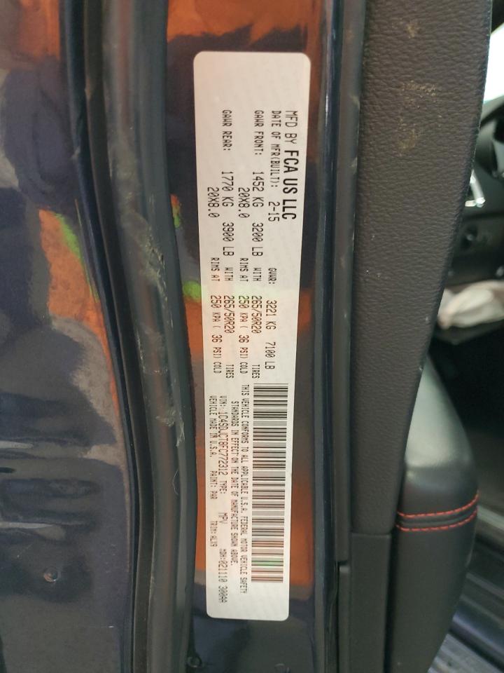 2015 Dodge Durango R/T VIN: 1C4SDJCT8FC772312 Lot: 56235075