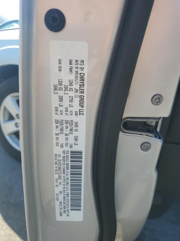 2013 Dodge Journey Se VIN: 3C4PDCABXDT610663 Lot: 55680635