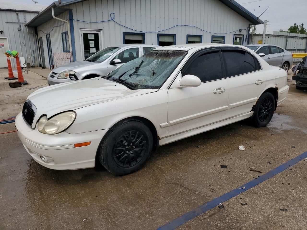 2004 Hyundai Sonata Gl de vânzare în Pekin, IL - Top/Roof
