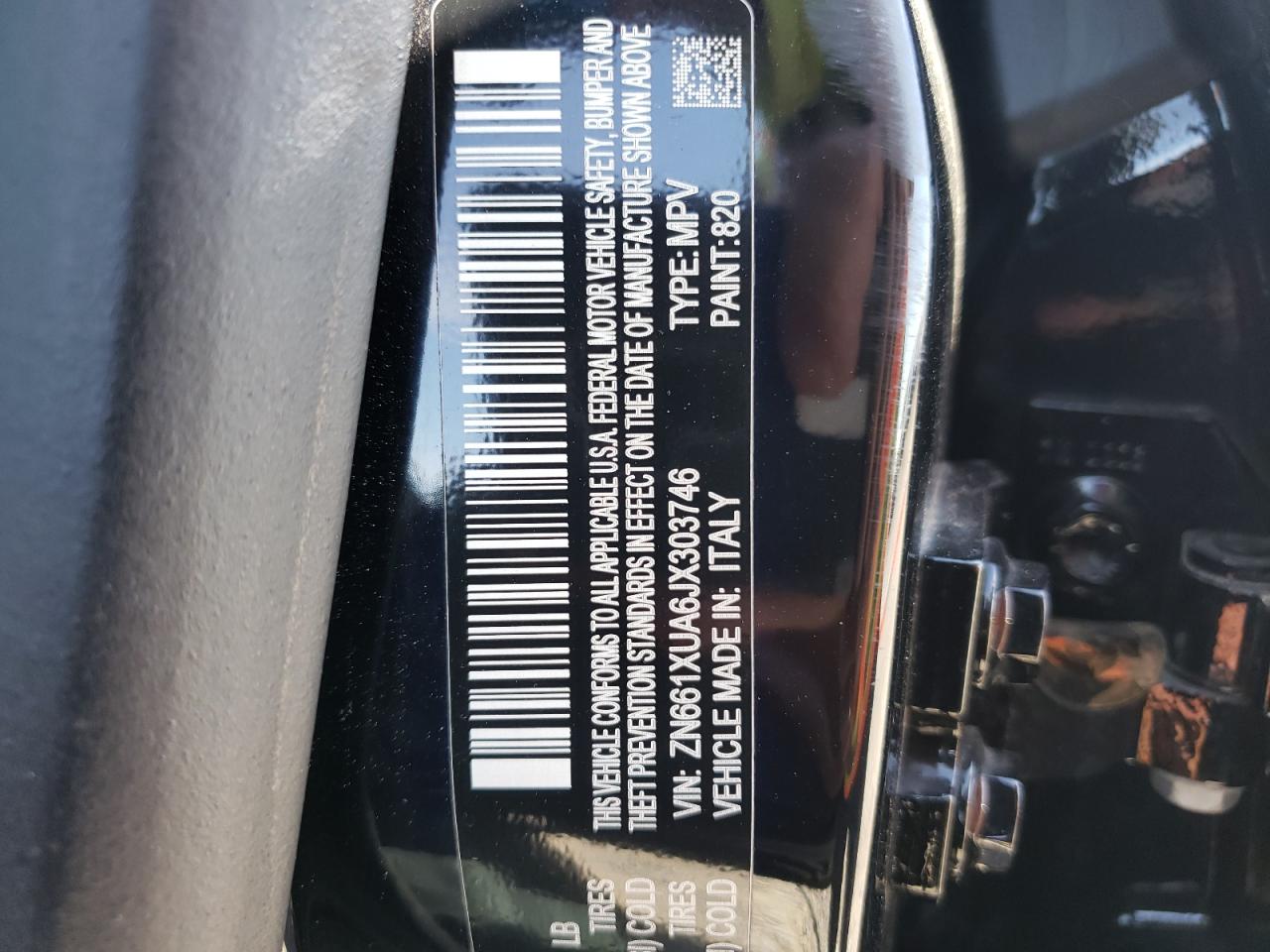 2018 Maserati Levante VIN: ZN661XUA6JX303746 Lot: 56892155