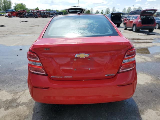  CHEVROLET SONIC 2017 Czerwony