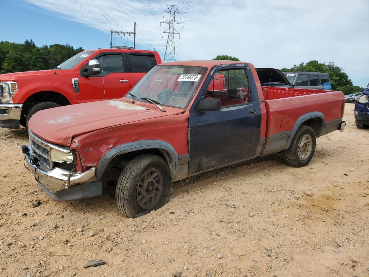 1991 Dodge Dakota de vânzare în China Grove, NC - Front End